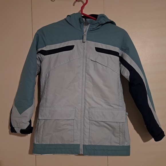 Lands' End quilted insulated jacket size 10/12 - Picture 1 of 4